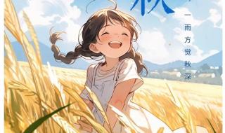 2023年立秋的具体时间